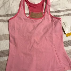 La Senza Spirit Pink Athletic/workout Top - size Large